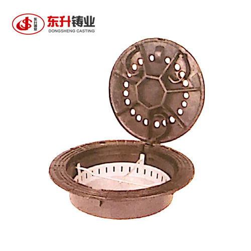 Adjustable anti-settling manhole cover